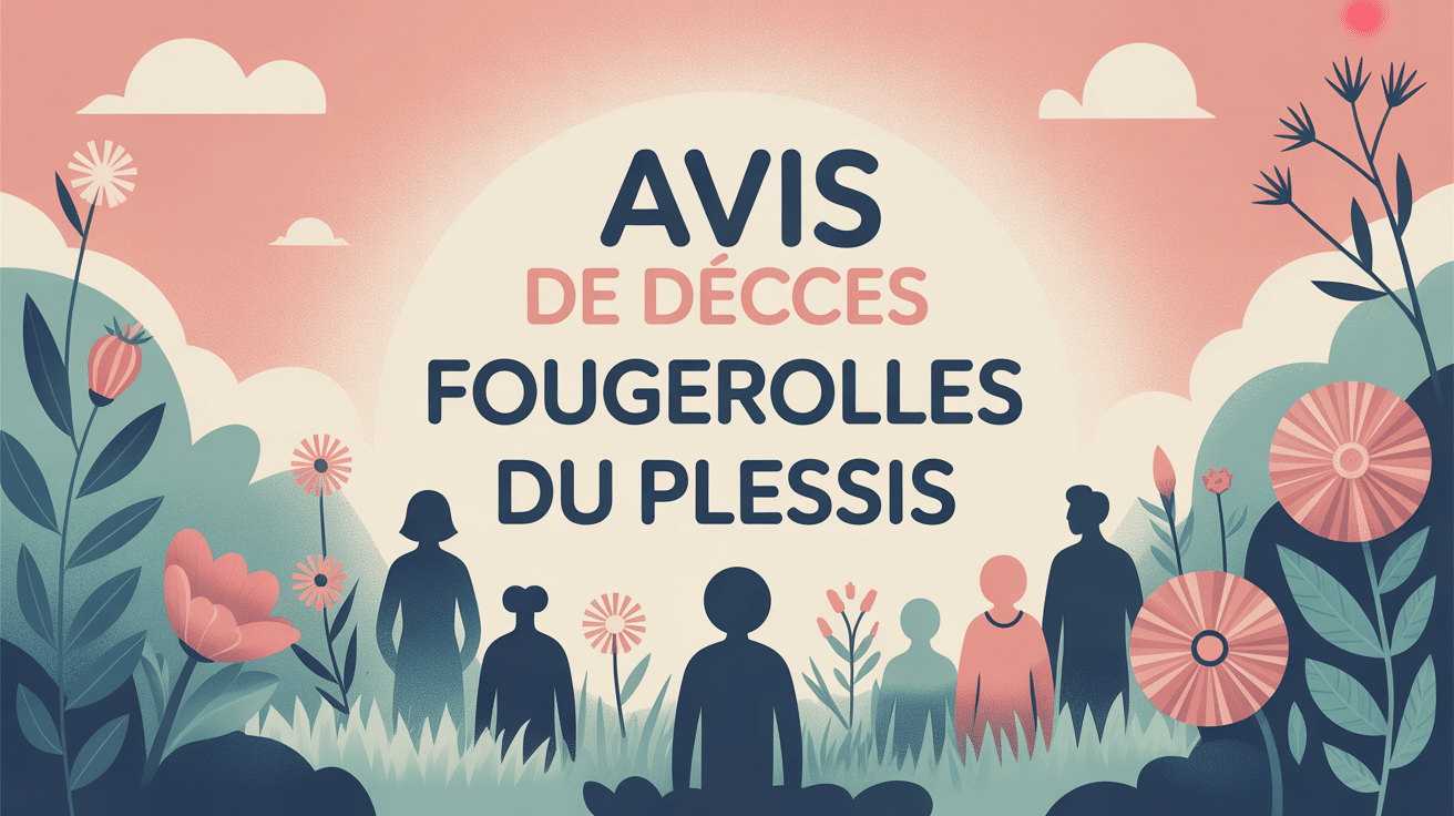 avis de décès Fougerolles du Plessis image vectorielle communauté