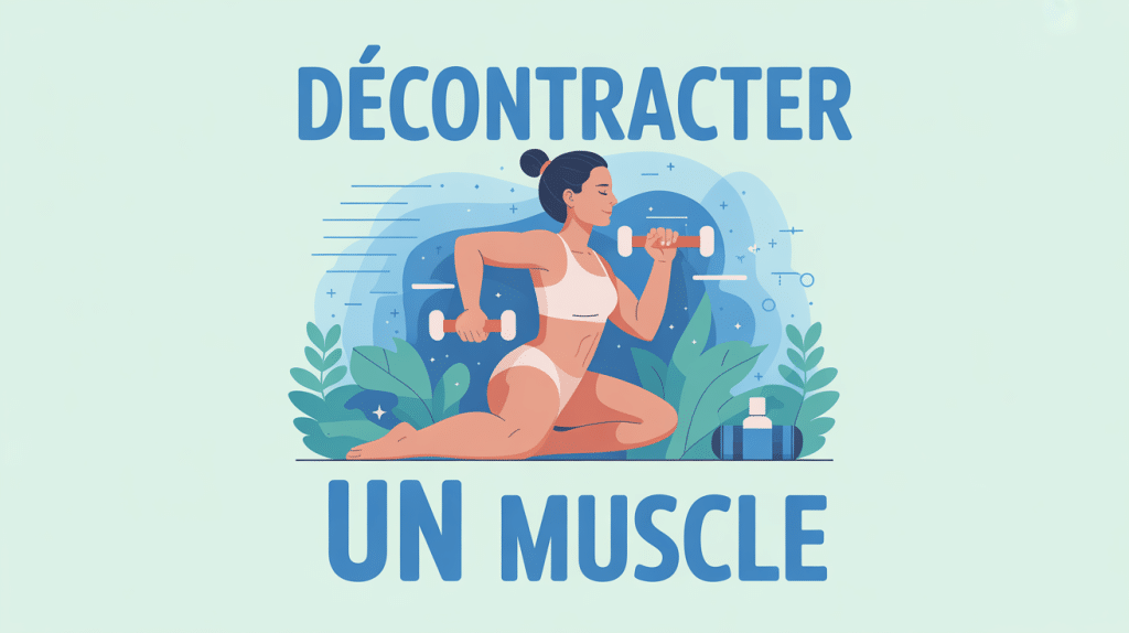 comment décontracter un muscle illustration relaxation silhouette