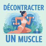 comment décontracter un muscle illustration relaxation silhouette