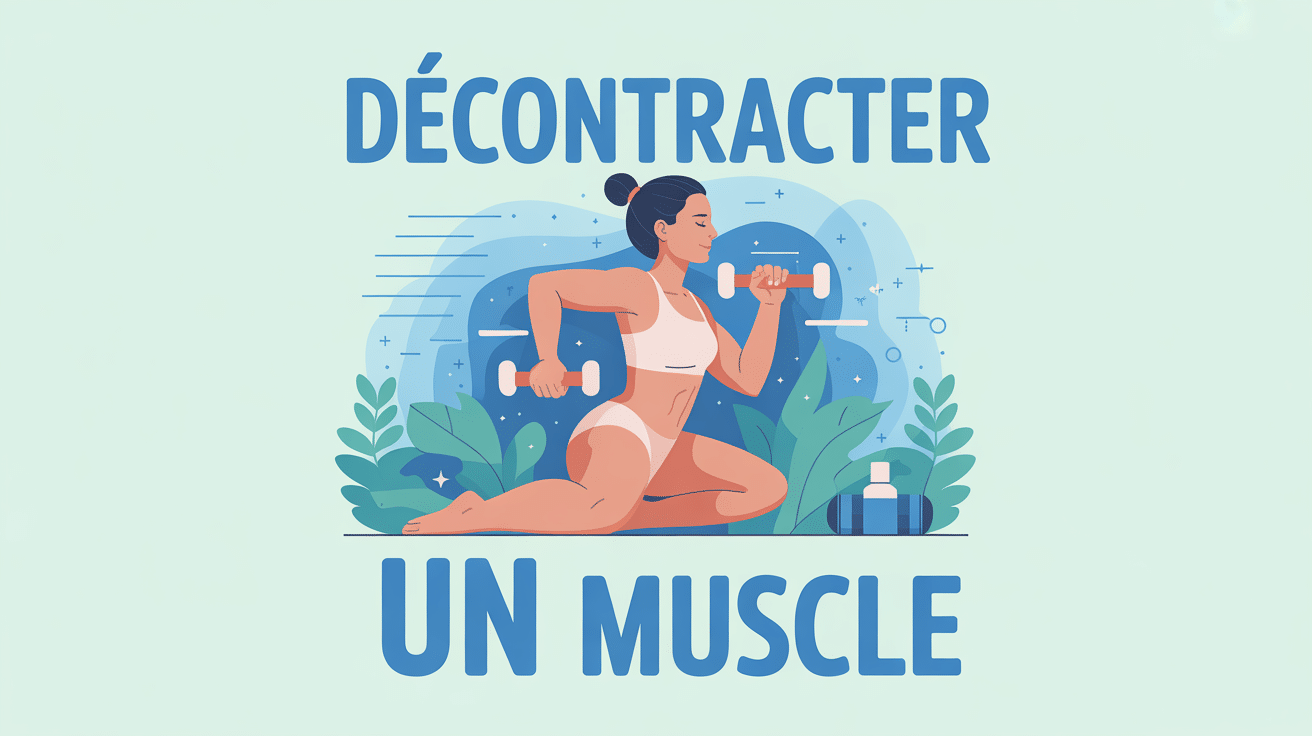 comment décontracter un muscle illustration relaxation silhouette