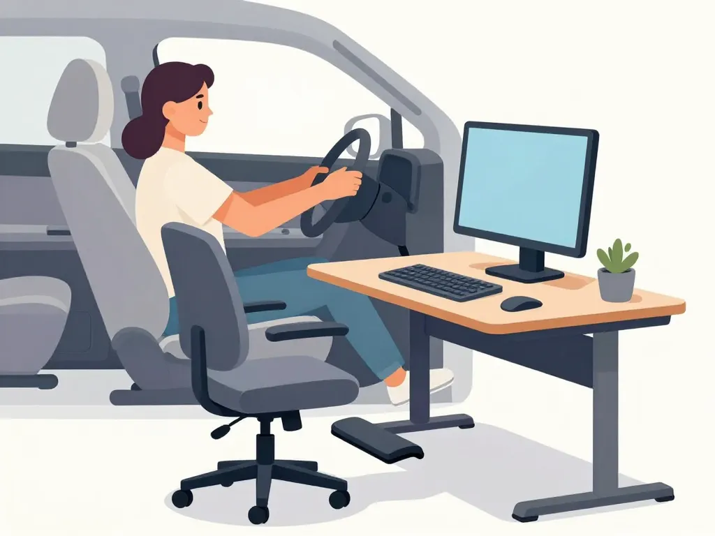 Bureau et voiture ergonomie pour comment s'asseoir avec une sciatique