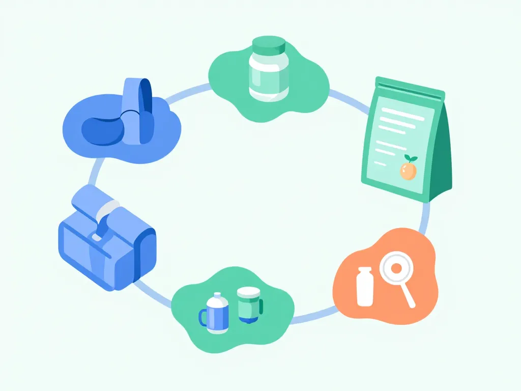 compartiments ouverts calendrier de l avent sport accessoires et nutrition