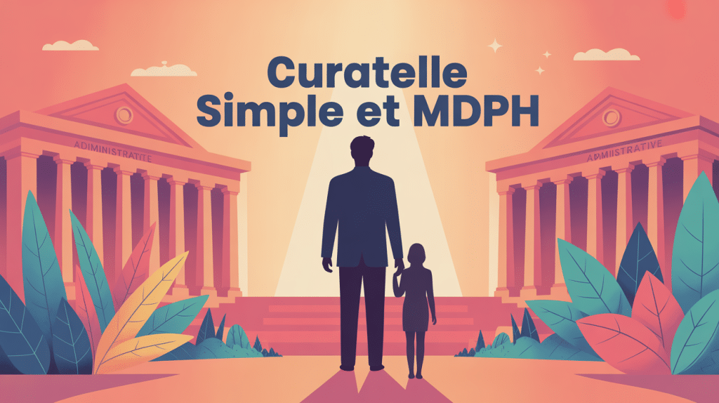 Curatelle simple MDPH personne protégée devant administration