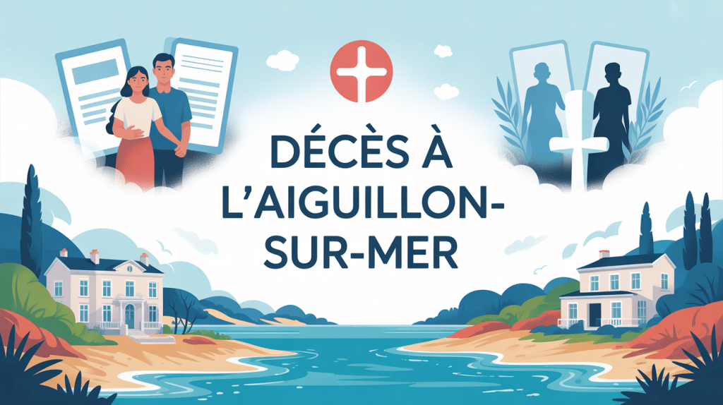 illustration deces l'aiguillon sur mer famille formalites littoral