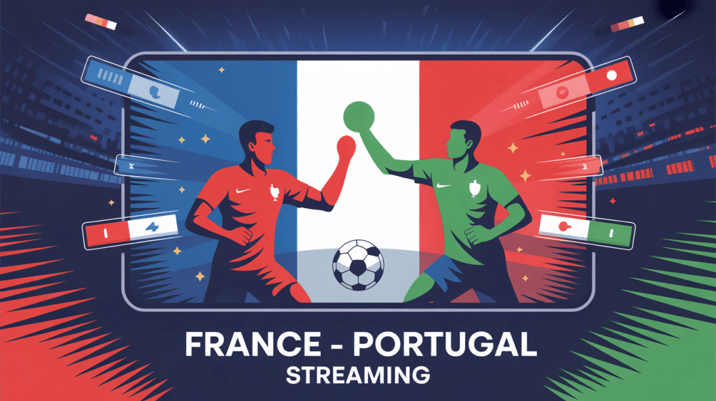 illustration france portugal streaming match en ligne