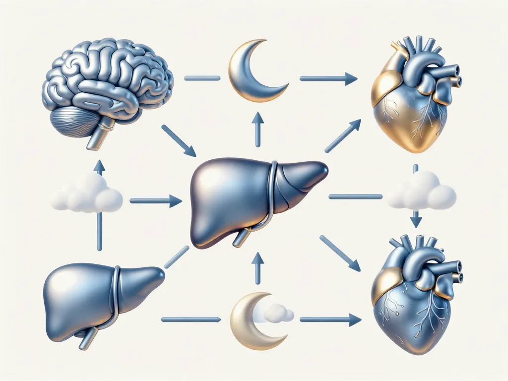 diagramme mecanismes hemochromatose et sommeil