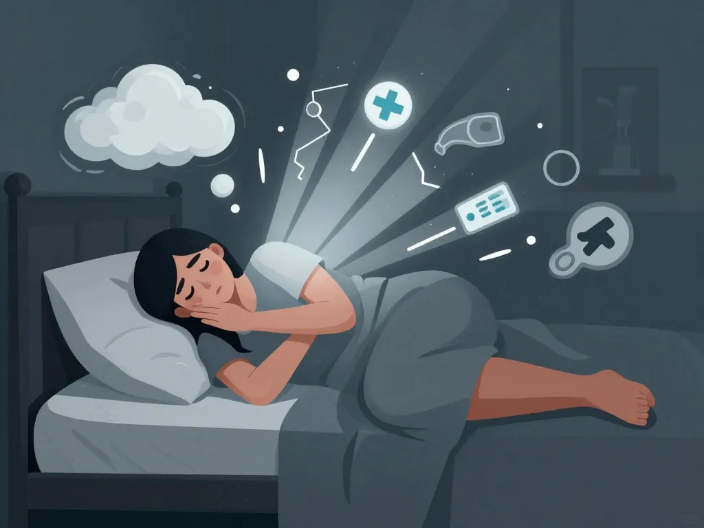 troubles hemochromatose et sommeil personne au lit