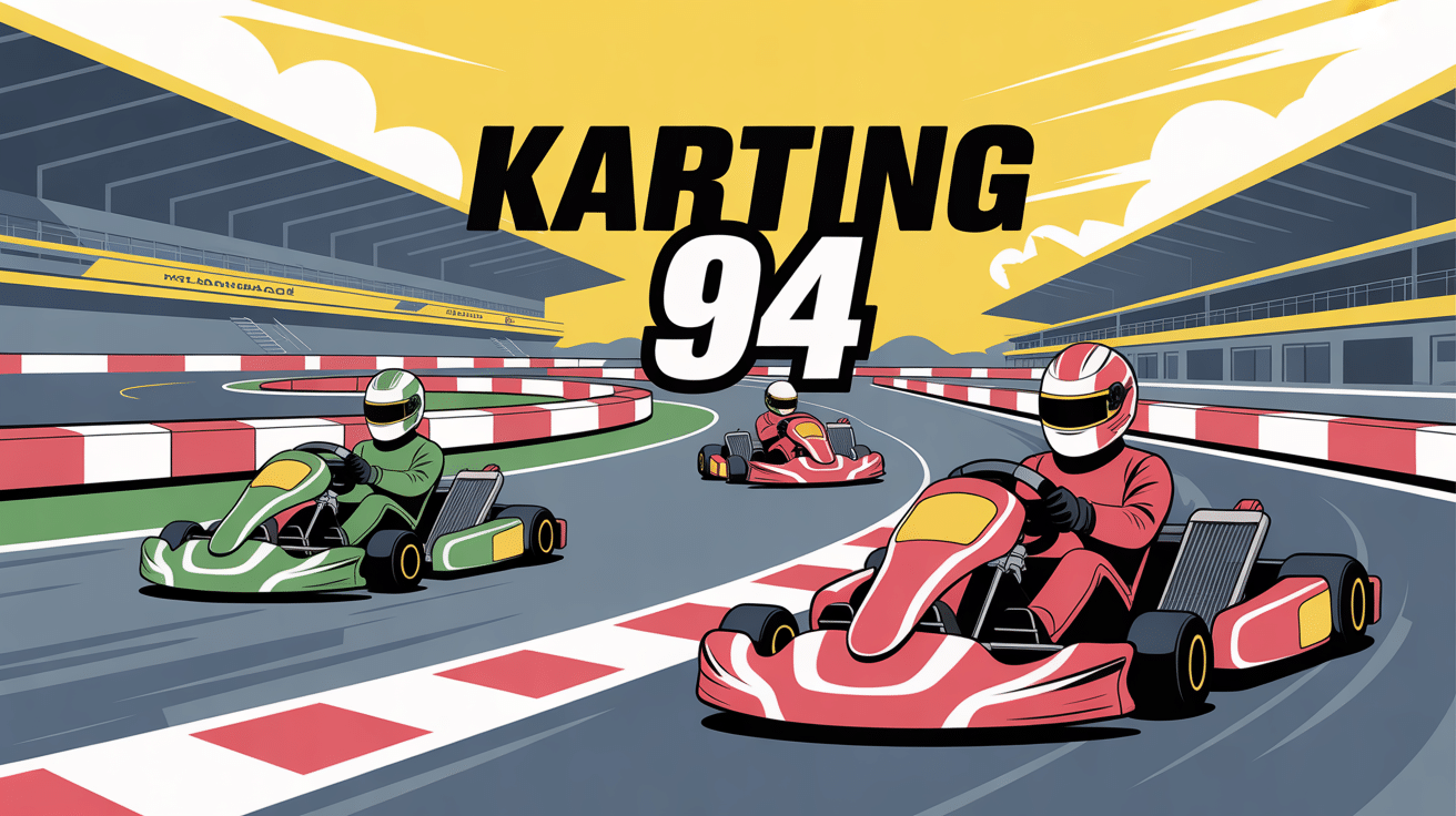 Illustration karting 94 Val-de-Marne circuits indoor outdoor