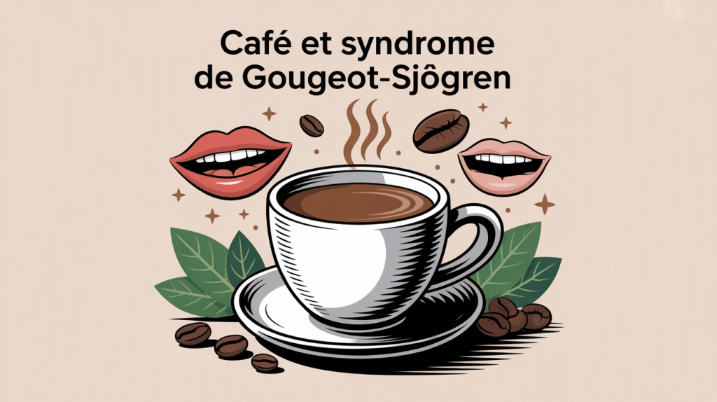 illustration vectorielle le café et le gougerot