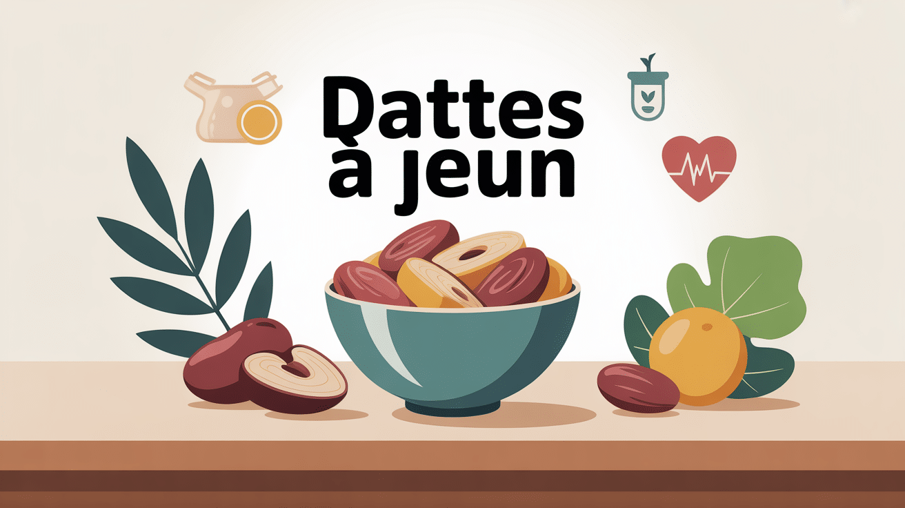 illustration sur les bienfaits des dattes a jeun au petit-déjeuner