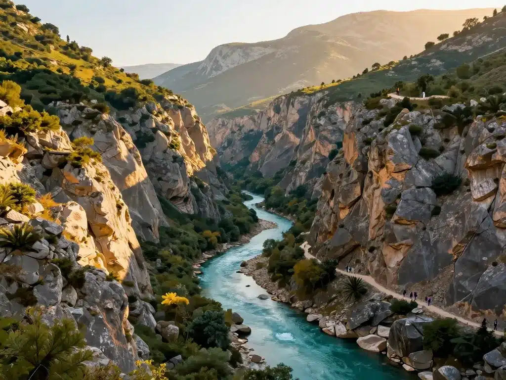 Paysage de randonnée les encanaux auriol Sainte-Baume