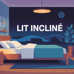 lit incliné danger illustration sécurité confort