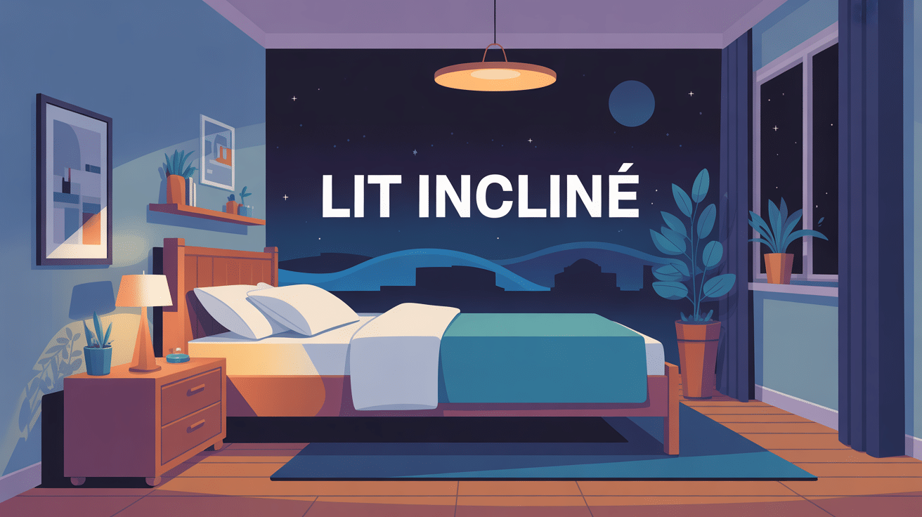 lit incliné danger illustration sécurité confort