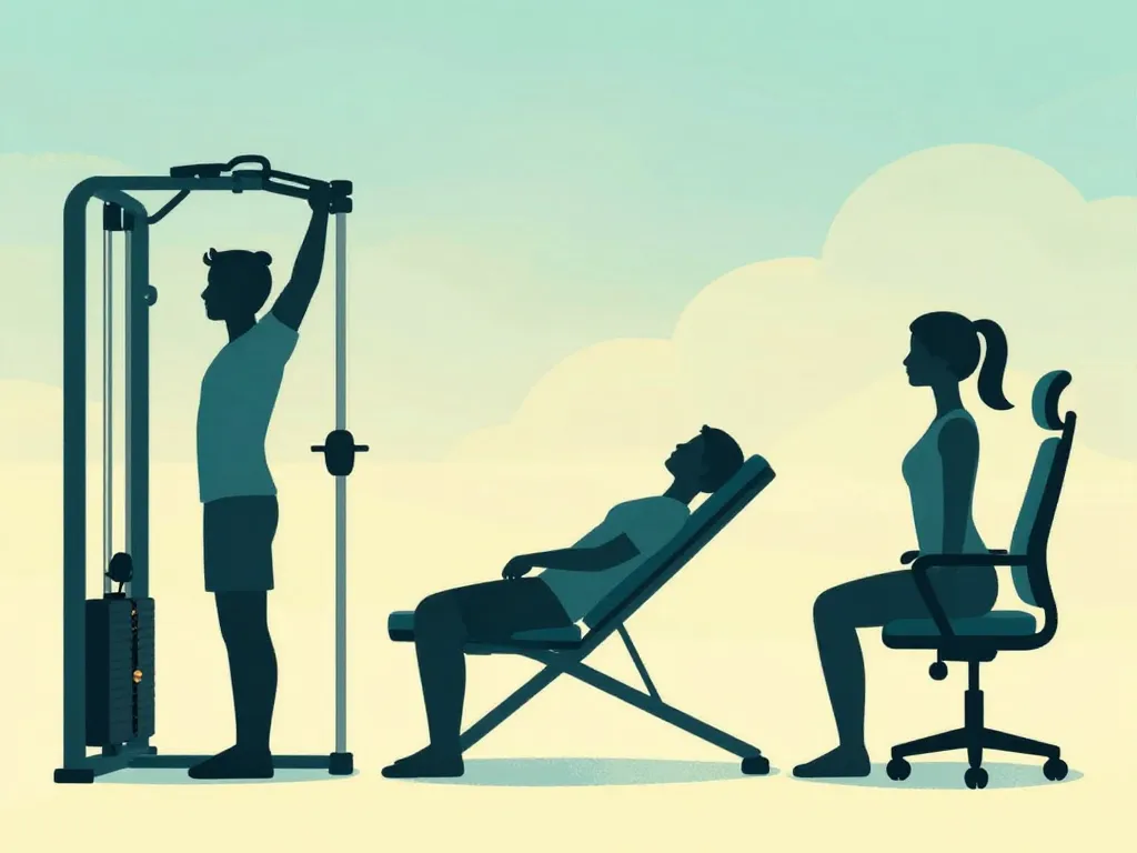 machine pour le dos illustration choix objectif renforcement soulagement posture