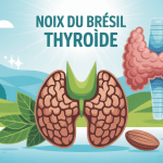 illustration noix du bresil et thyroide sante