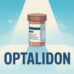 optalidon retiré du marché pourquoi image stylisée mise en scène boite médicament