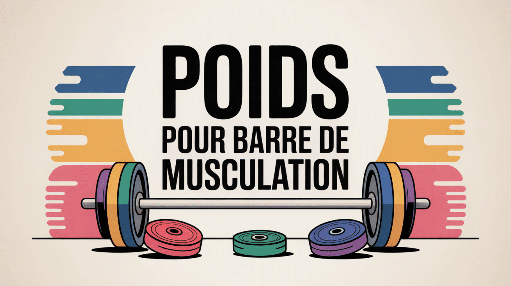 poid pour barre de musculation illustration moderne et sécurité