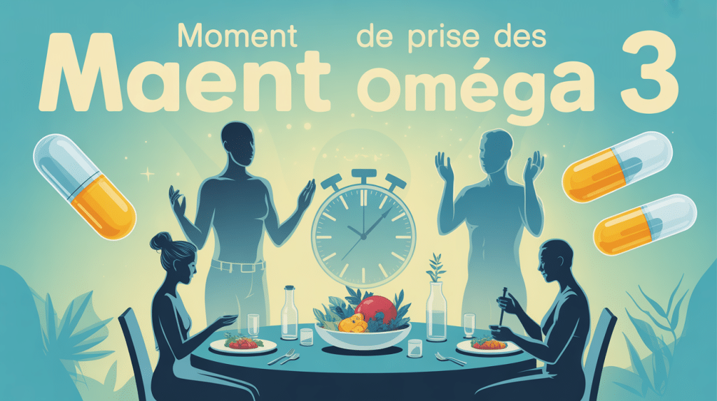 illustration santé moment quand prendre les omega 3