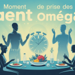 illustration santé moment quand prendre les omega 3