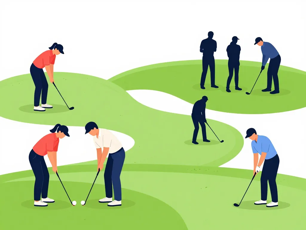 scramble golf grands formats équipe visuel