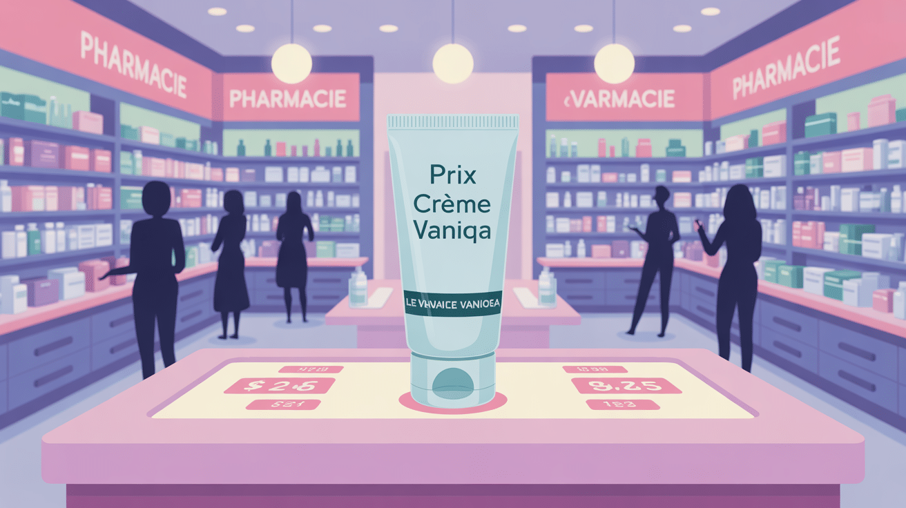 illustration vaniqa crème prix en pharmacie sur comptoir