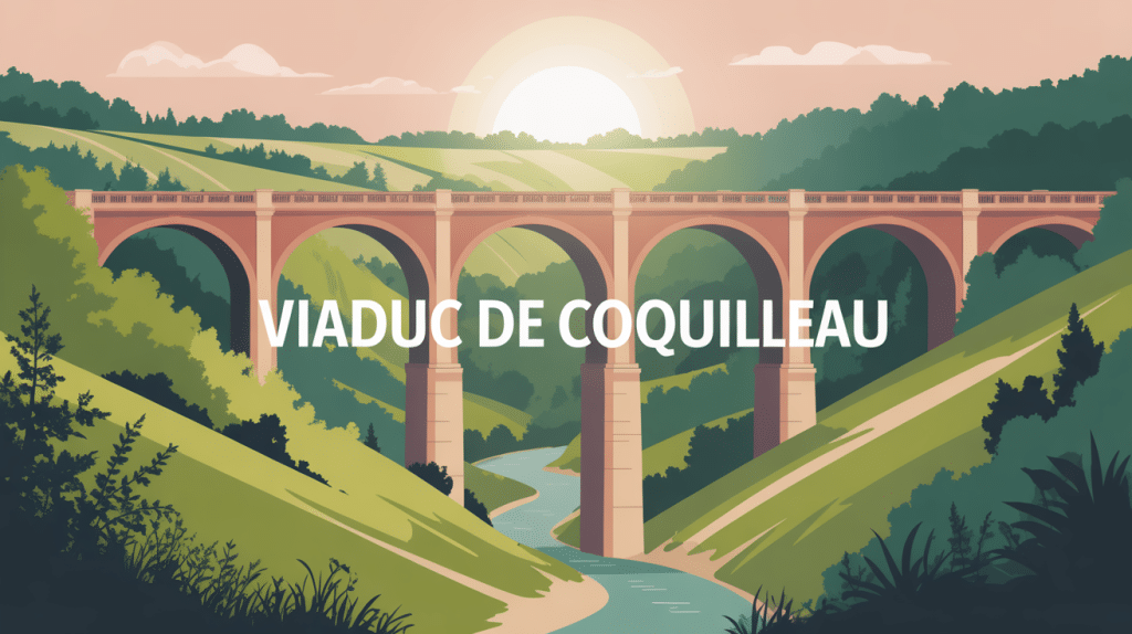 viaduc de coquilleau image patrimoniale dans la vallée du lay
