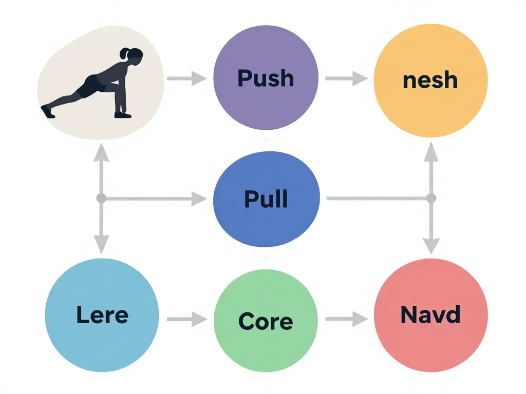 diagramme wod poids de corps niveaux et types d’exercices