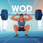 illustration wod poids de corps exercices sans matériel