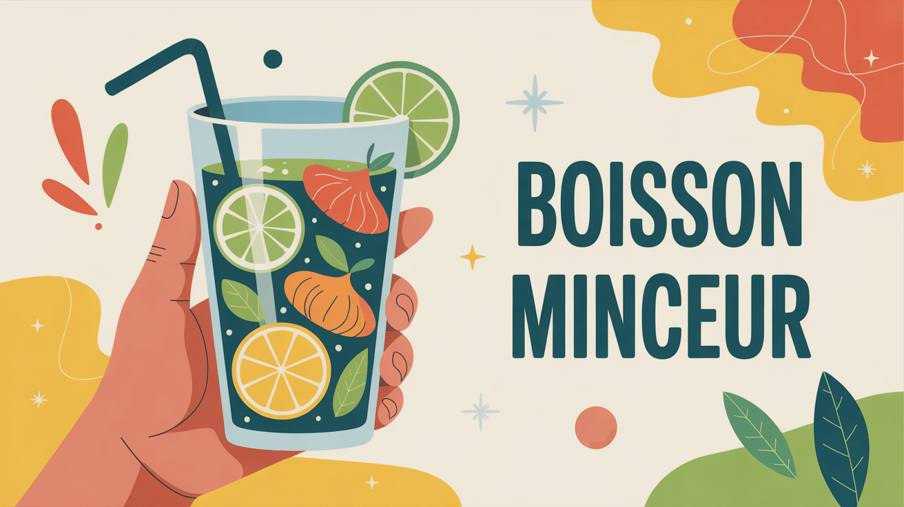 illustration boisson pour perdre 5 kilos en 1 semaine