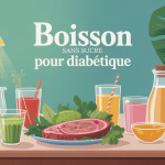 illustration de boissons saines pour boisson sans sucre pour diabetique