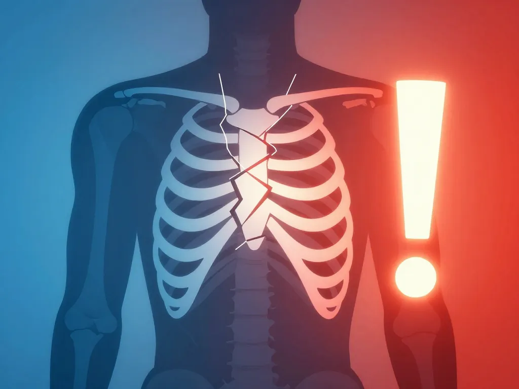 illustration signes urgence cote fêlée compliqué