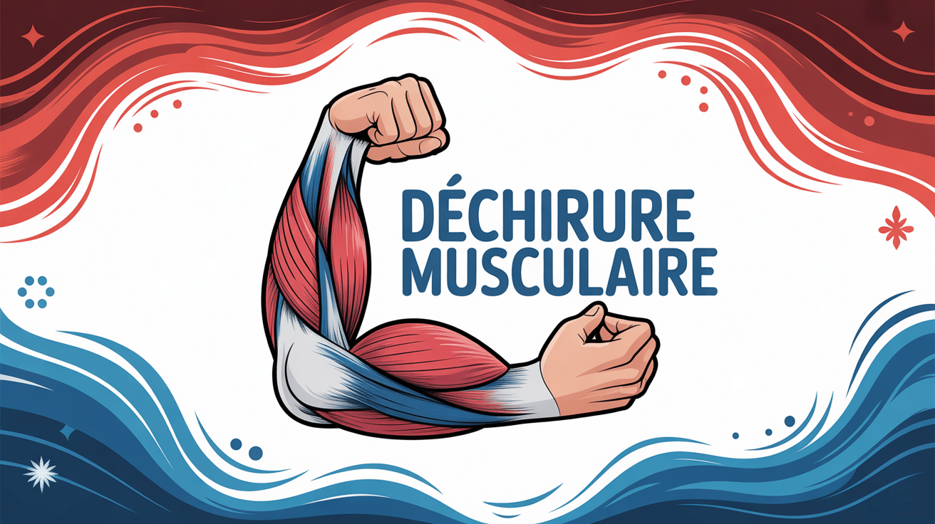 illustration dechirure musculaire chaud ou froid