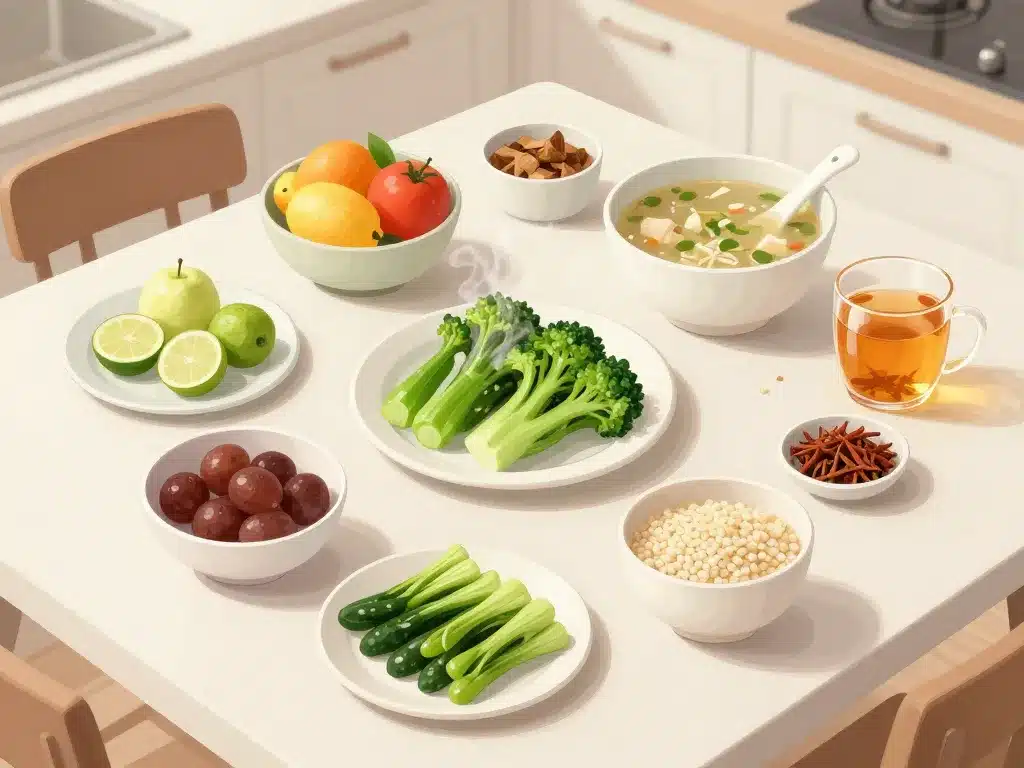 plan alimentaire detoxifier son corps en 2 jours table ingrédients