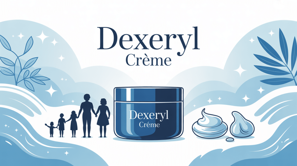 Dexeryl crème au centre d’une routine peau sèche