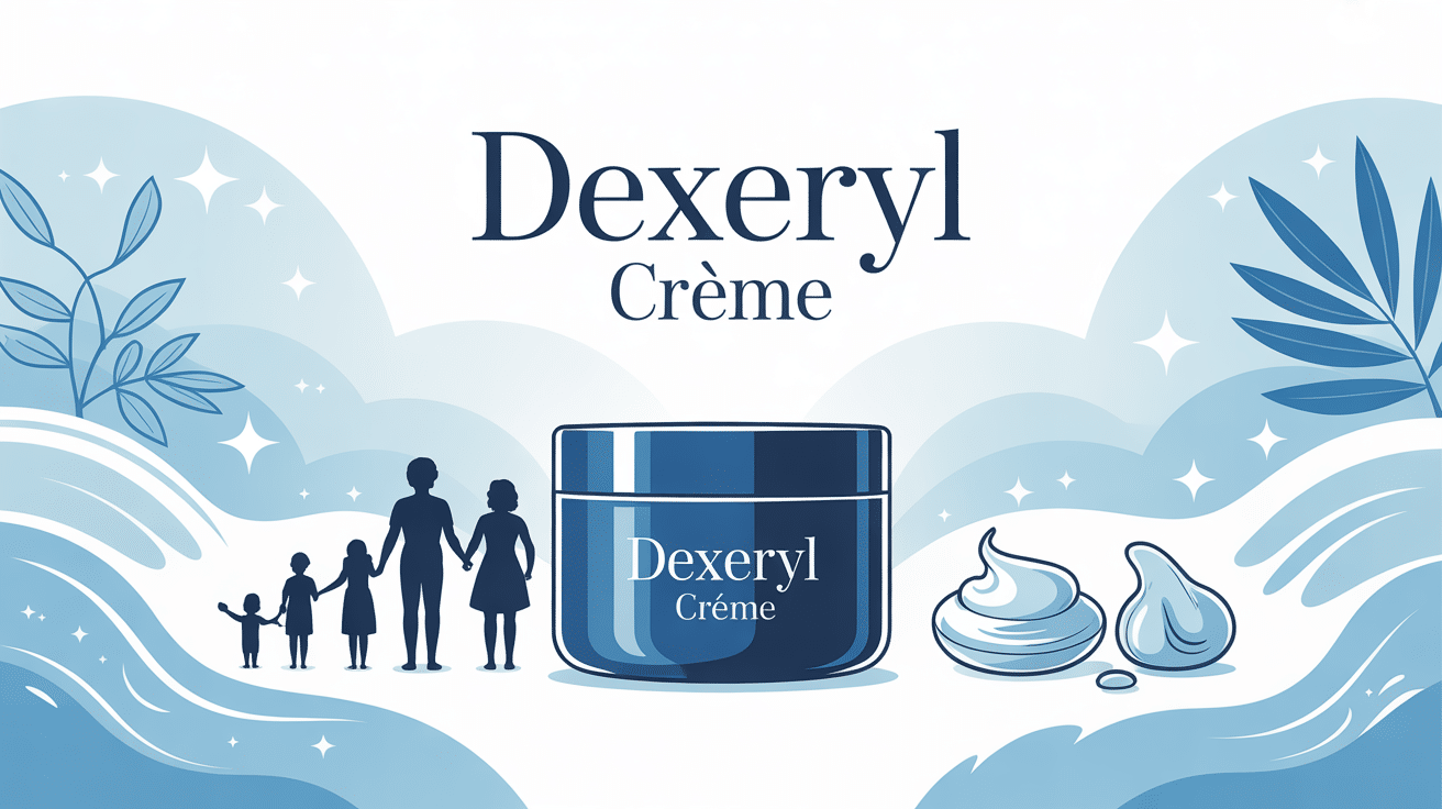 Dexeryl crème au centre d’une routine peau sèche