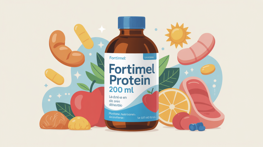 fortimel protein 200 ml flacon illustration nutrition dénutrition