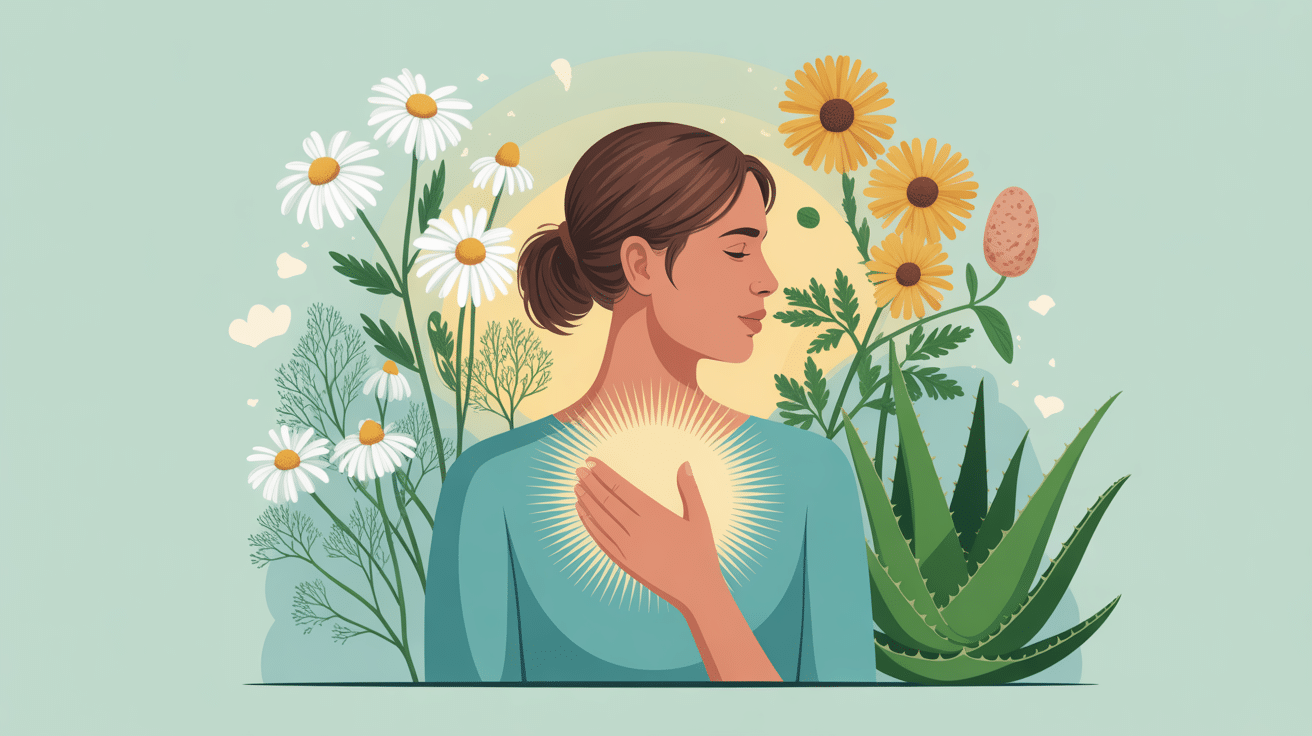 illustration naturelle de hernie hiatale remède de grand-mère