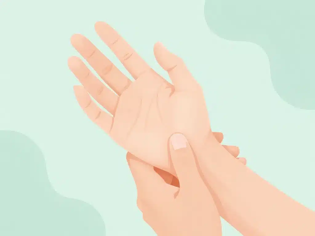 inflammation cicatrice canal carpien main massage soins