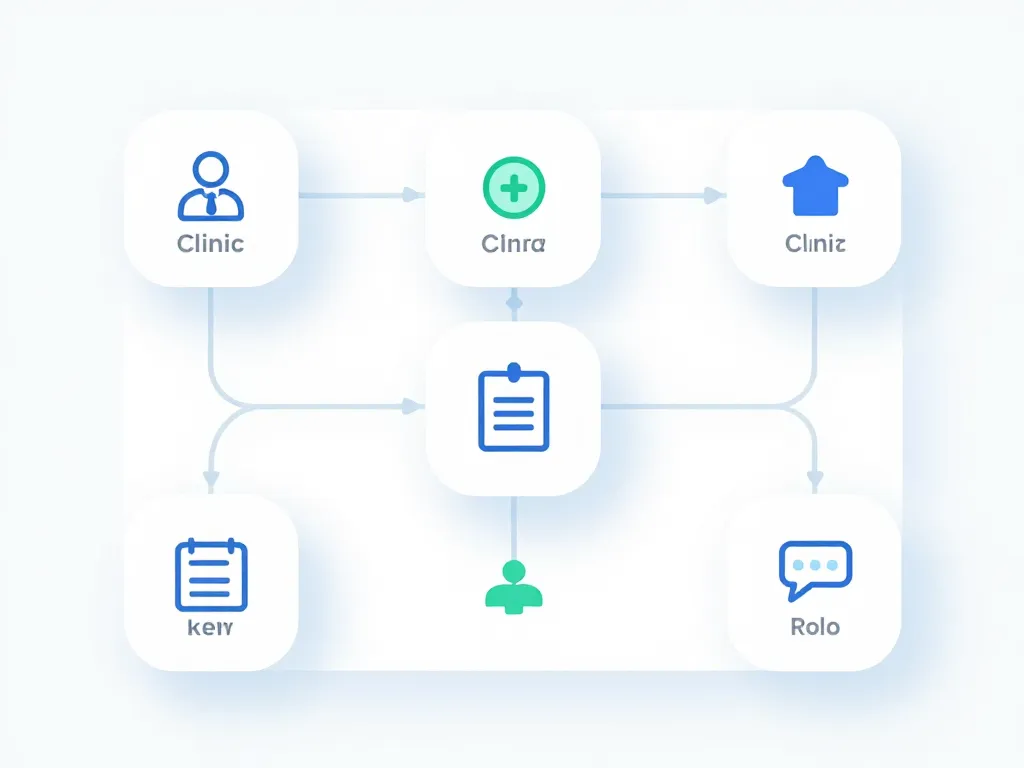 ma-clinique.fr fonctionnalités clés santé diagramme