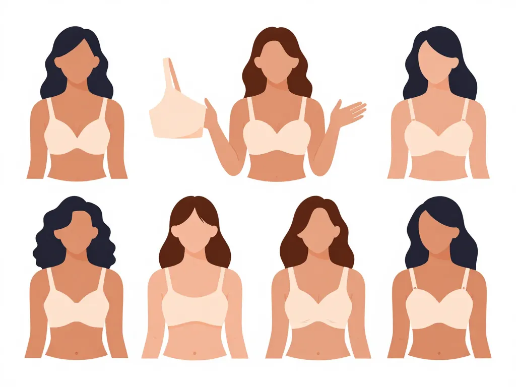 Visuel alternatives minimiser soutien gorge brassieres bandeaux