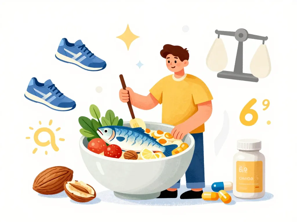 Oméga 3 6 9 perte de poids alimentation saine mode de vie