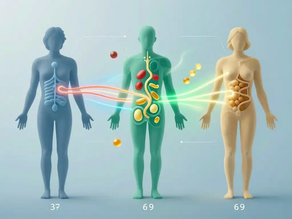 Concept oméga 3 6 9 perte de poids métabolisme inflammation