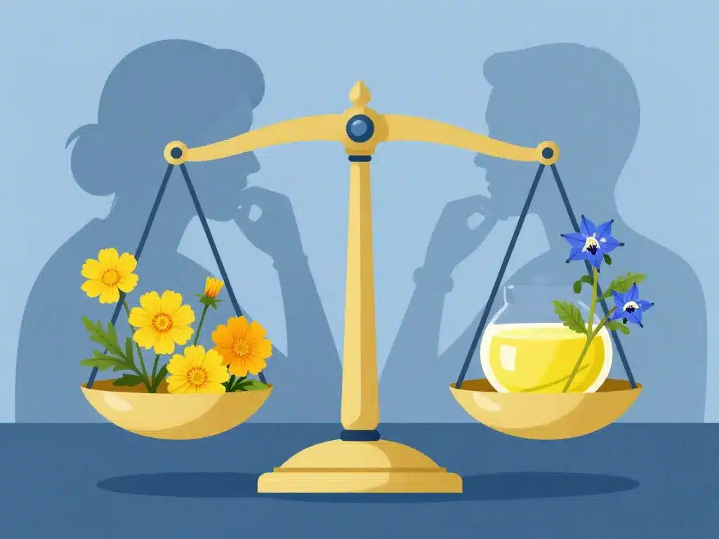 onagre et bourrache bienfaits comparaison image