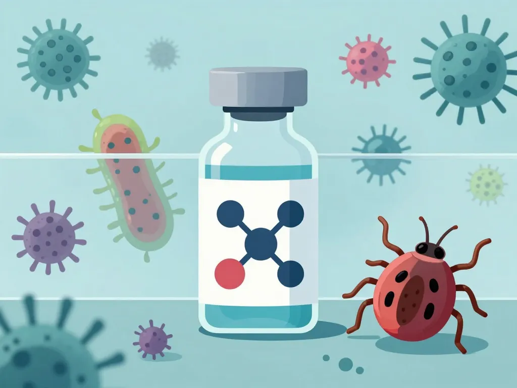 Schéma piperacilline lyme spectre activité antibiotique