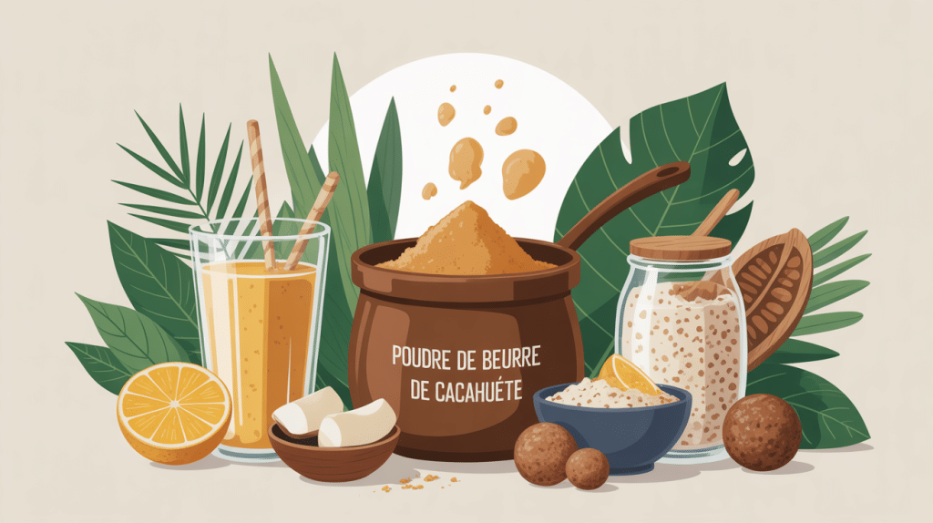 poudre de beurre de cacahuete avec recettes healthy