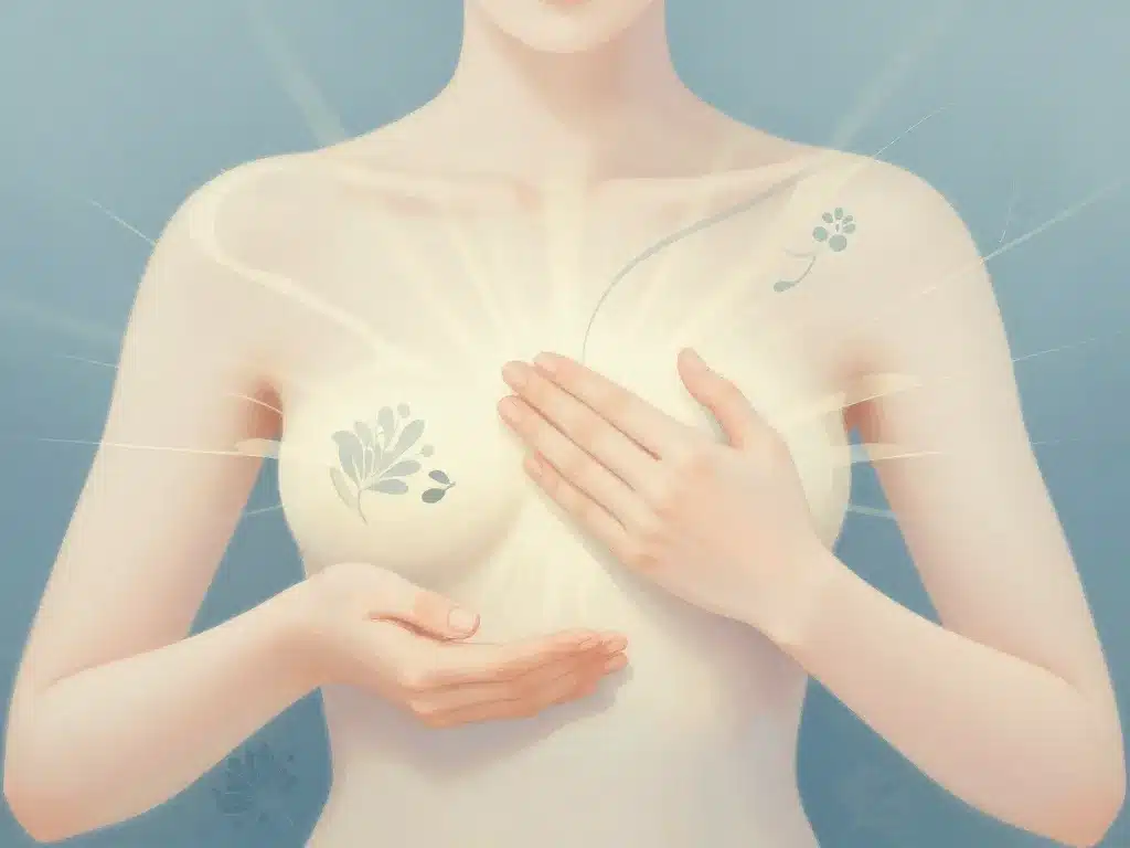 Self care minimiser soutien gorge poitrine illustration