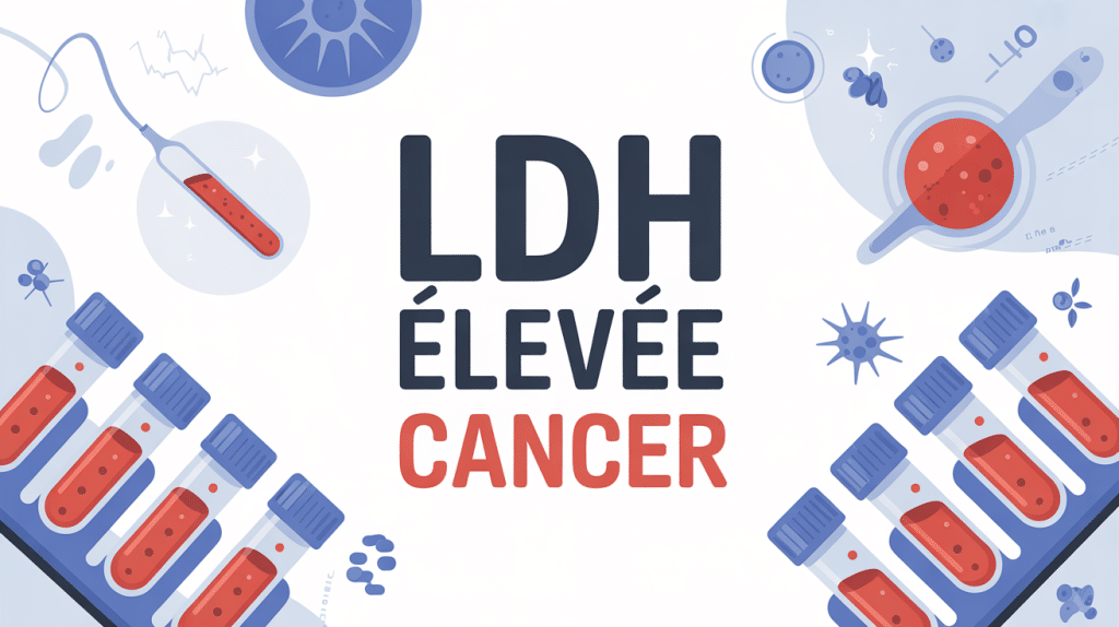 Quel taux de ldh pour un cancer visuel tubes sang enzyme