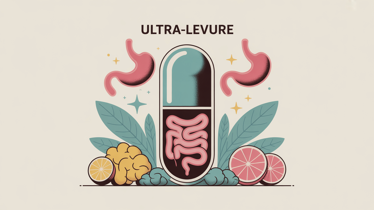 illustration ultra-levure avant ou après repas et santé intestinale