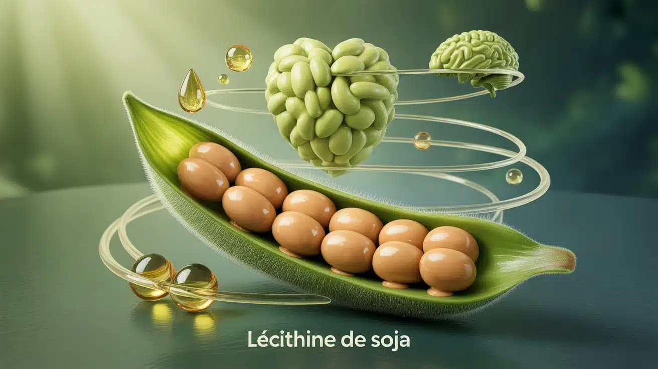 bienfaits de la lecithine de soja illustration