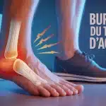 bursite tendon d achille douleur talon enflé